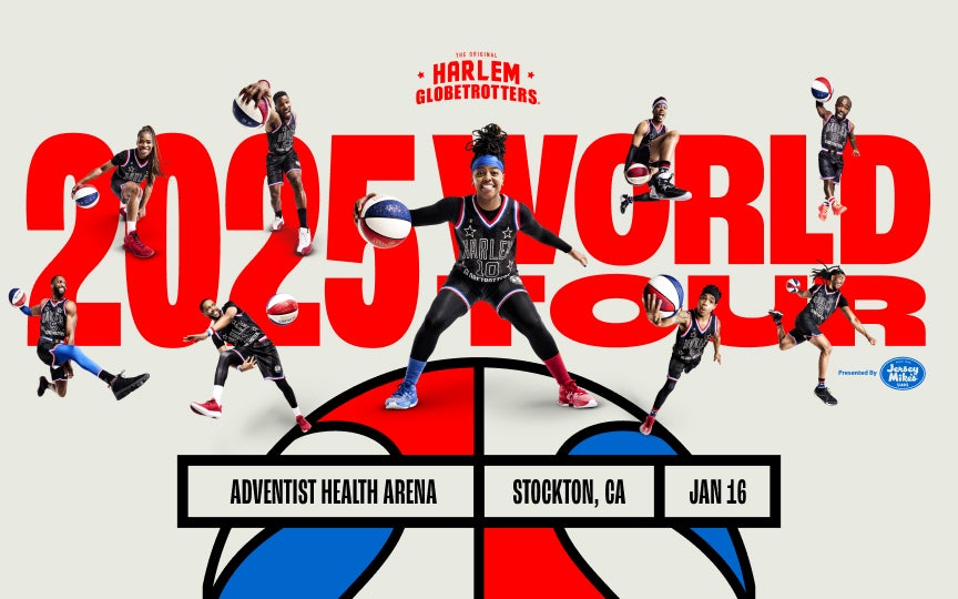 More Info for Harlem Globetrotters 2025 World Tour Presented by Jersey Mike’s Subs